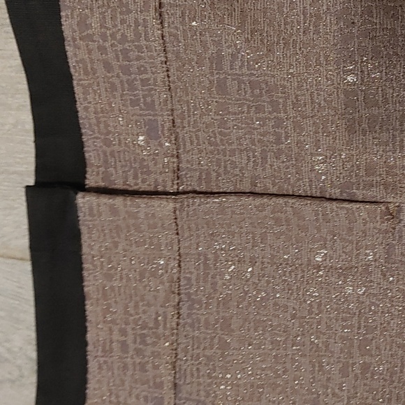 Retro Mini Skirt Ann Taylor LOFT Women's 8 Shimmering Brown w/Black Grunge Y2K - Picture 3 of 12